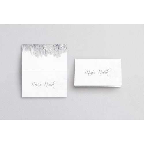 Winietki ślubne składane Frozen Motyw 1