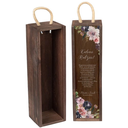 Skrzynka dla Rodziców - SNW Brązowa PasteLove Motyw 4