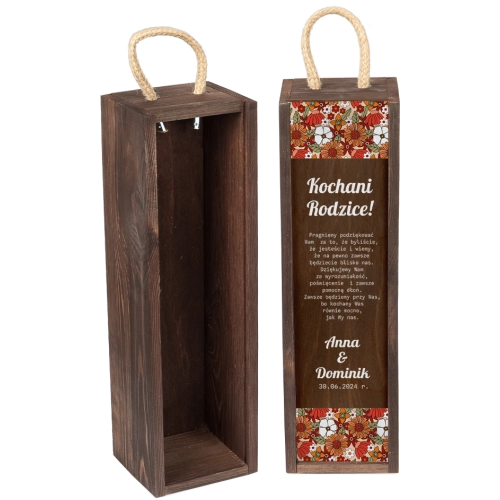 Skrzynka dla Rodziców - SNW Brązowa Retro Style Motyw 3