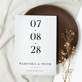 Zaproszenia ślubne Verona - Motyw 2