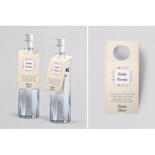 Zawieszka na alkohol oczko Love Motyw 11