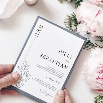 Zaproszenia ślubne Liveno - Motyw 1