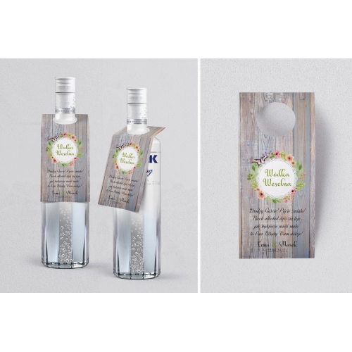 Zawieszka na alkohol oczko Rustical Motyw 11