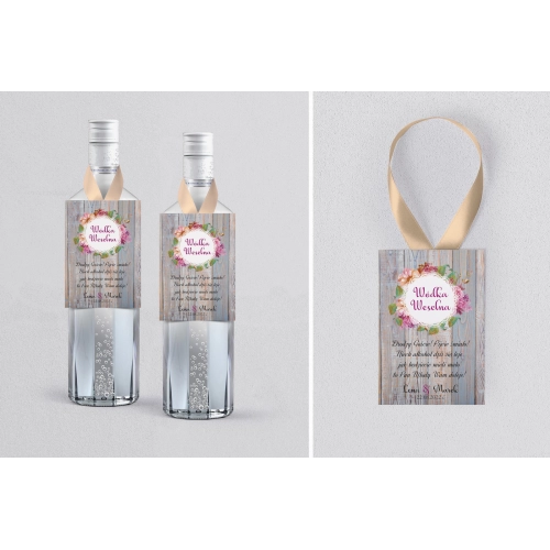 Zawieszka na alkohol Rustical Motyw 1