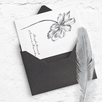 Zaproszenia ślubne Elia - Składane Motyw 4