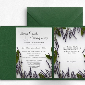 Zaproszenia ślubne w&nbsp;etui Soft - motyw 5