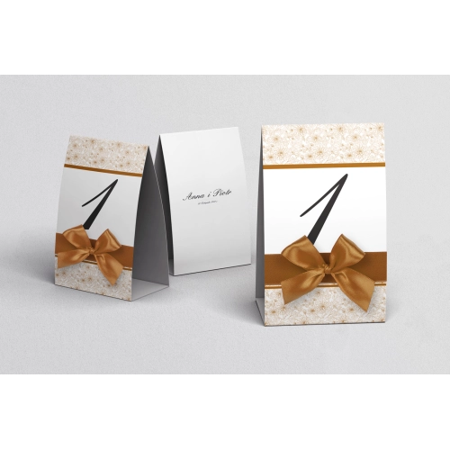 Numerki na stół Ornaments Motyw 4