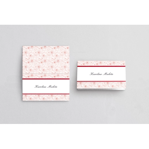 Winietki ślubne składane Ornaments - Motyw 2