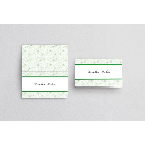 Winietki ślubne składane Ornaments - Motyw 12