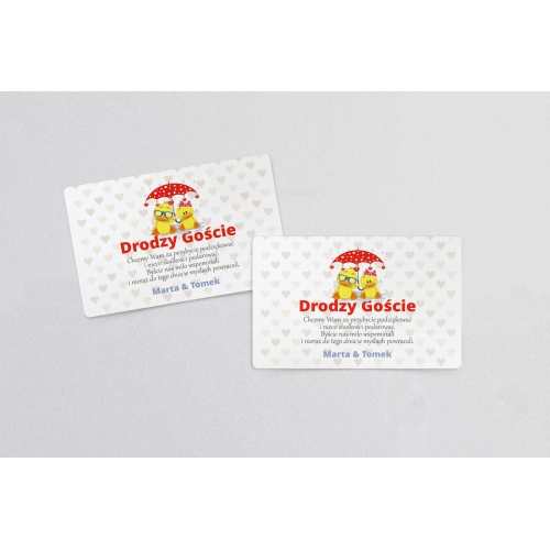 Naklejki na ciasto weselne Uroczy Deszcz Motyw 5