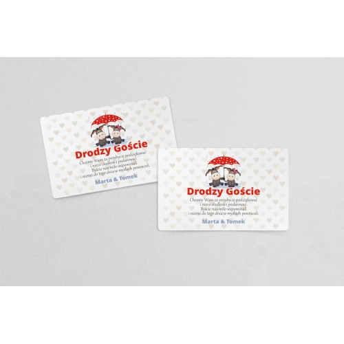 Naklejki na ciasto weselne Uroczy Deszcz Motyw 7