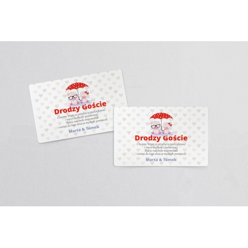 Naklejki na ciasto weselne Uroczy Deszcz Motyw 10