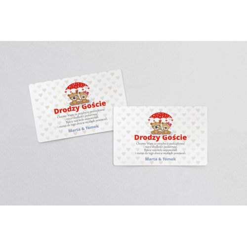 Naklejki na ciasto weselne Uroczy Deszcz Motyw 14