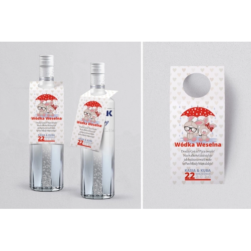 Zawieszka na alkohol oczko Uroczy Deszcz Motyw 4