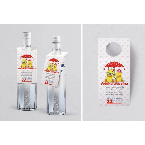 Zawieszka na alkohol oczko Uroczy Deszcz Motyw 5