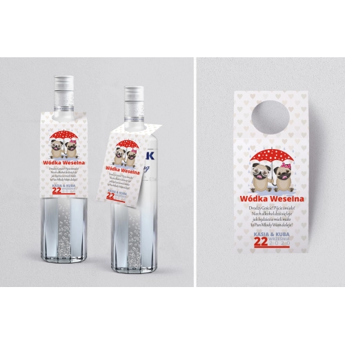 Zawieszka na alkohol oczko Uroczy Deszcz Motyw 6