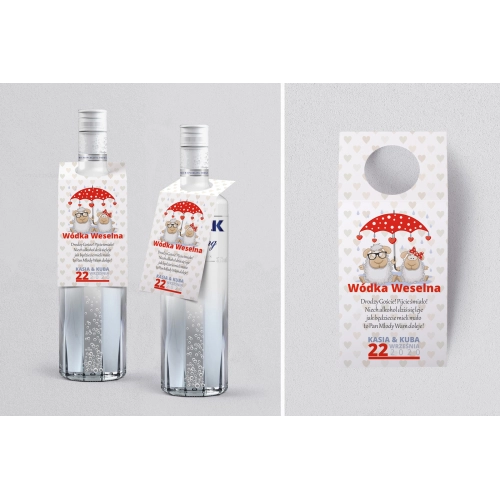 Zawieszka na alkohol oczko Uroczy Deszcz Motyw 12