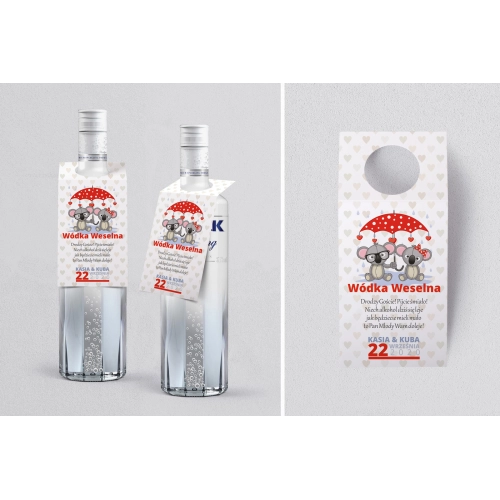 Zawieszka na alkohol oczko Uroczy Deszcz Motyw 13