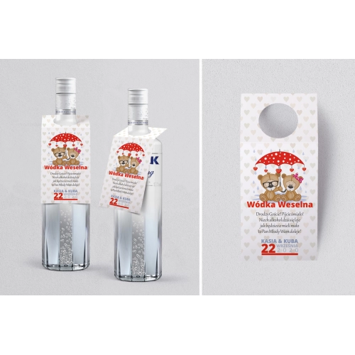 Zawieszka na alkohol oczko Uroczy Deszcz Motyw 14