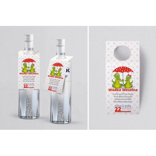 Zawieszka na alkohol oczko Uroczy Deszcz Motyw 17