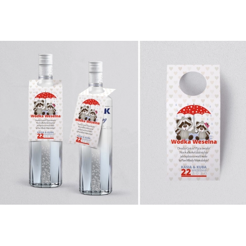 Zawieszka na alkohol oczko Uroczy Deszcz Motyw 18