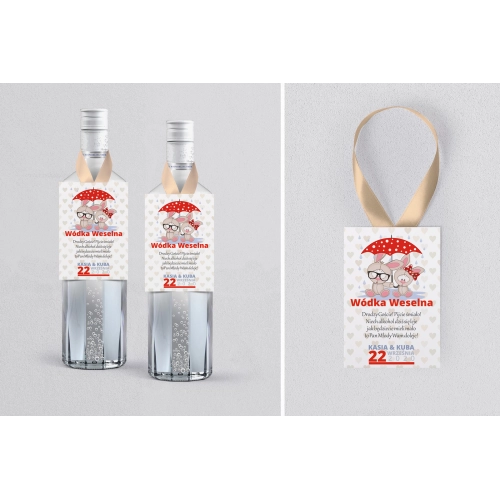 Zawieszka na alkohol Uroczy Deszcz Motyw 4