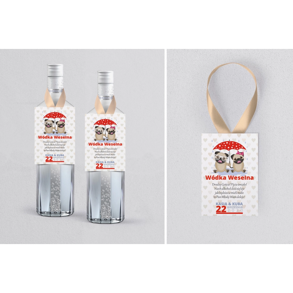 Zawieszka na alkohol Uroczy Deszcz Motyw 6
