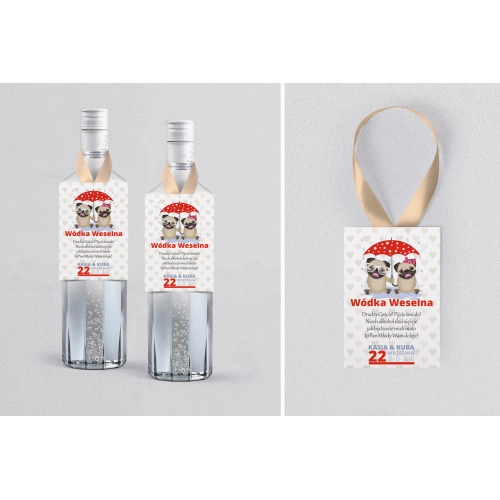 Zawieszka na alkohol Uroczy Deszcz Motyw 6