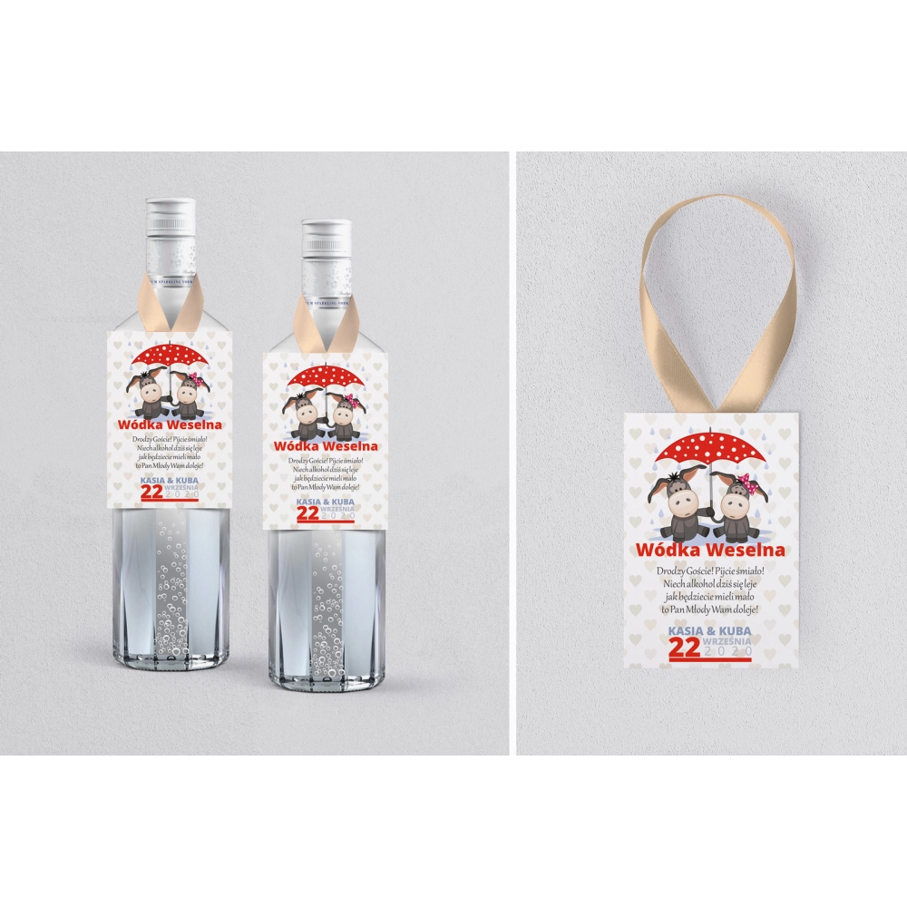 Zawieszka na alkohol Uroczy Deszcz Motyw 7