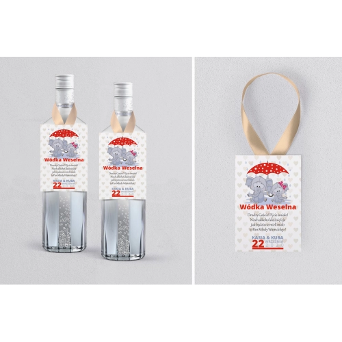 Zawieszka na alkohol Uroczy Deszcz Motyw 9