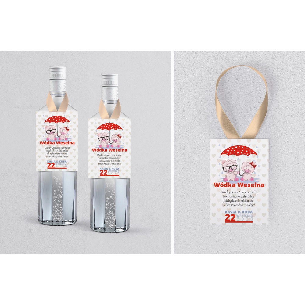 Zawieszka na alkohol Uroczy Deszcz Motyw 10