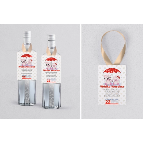 Zawieszka na alkohol Uroczy Deszcz Motyw 10