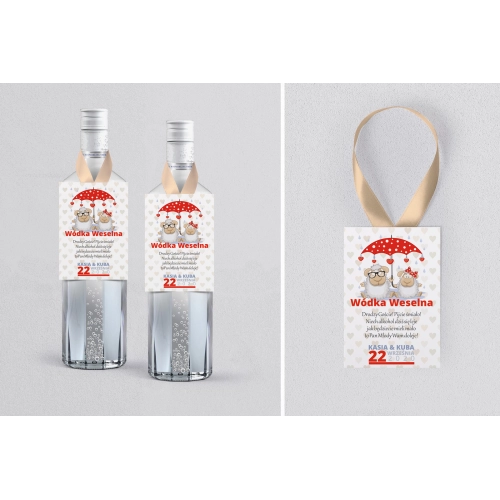 Zawieszka na alkohol Uroczy Deszcz Motyw 12