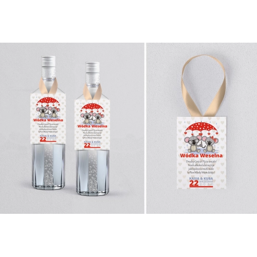 Zawieszka na alkohol Uroczy Deszcz Motyw 13