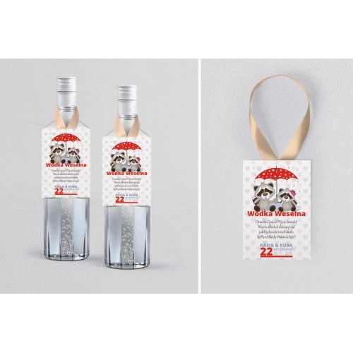 Zawieszka na alkohol Uroczy Deszcz Motyw 18