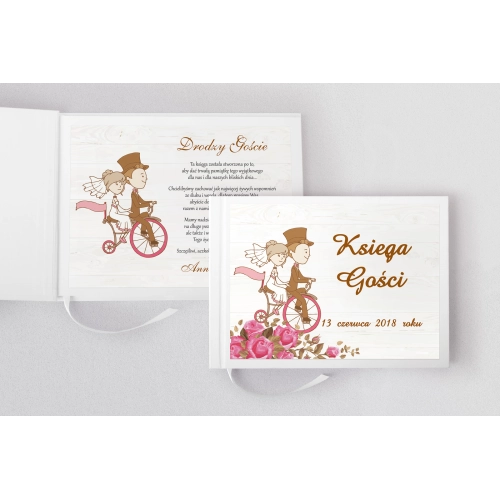 Księga Gości Weselnych Naturalna Miłość Motyw 11