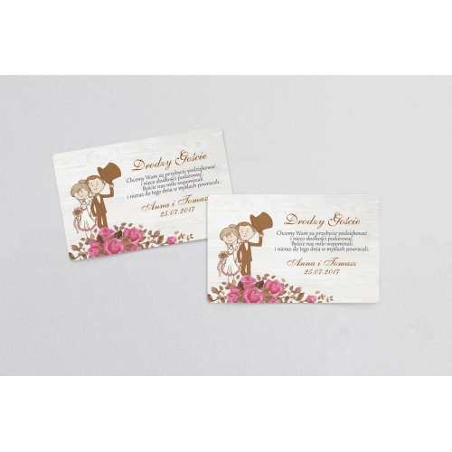 Naklejki na ciasto weselne Naturalna Miłość Motyw 2