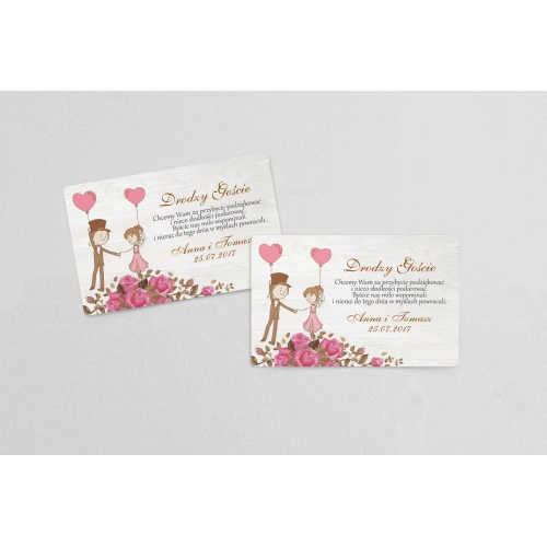 Naklejki na ciasto weselne Naturalna Miłość Motyw 3