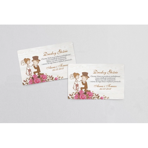 Naklejki na ciasto weselne Naturalna Miłość Motyw 5