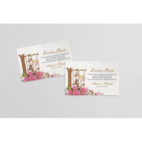 Naklejki na ciasto weselne Naturalna Miłość Motyw 7