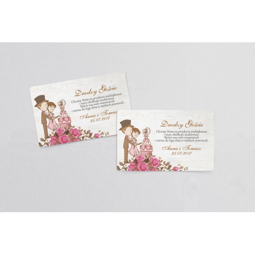 Naklejki na ciasto weselne Naturalna Miłość Motyw 8