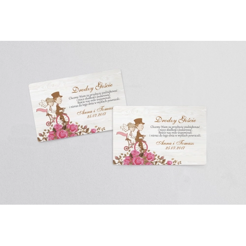 Naklejki na ciasto weselne Naturalna Miłość Motyw 11