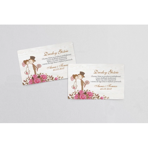 Naklejki na ciasto weselne Naturalna Miłość Motyw 12