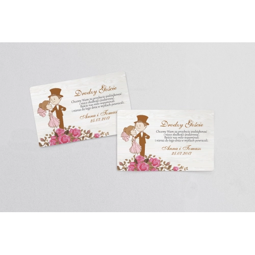 Naklejki na ciasto weselne Naturalna Miłość Motyw 13