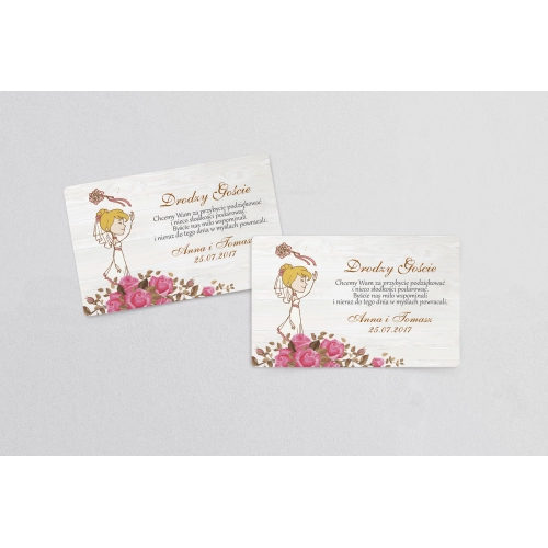 Naklejki na ciasto weselne Naturalna Miłość Motyw 14