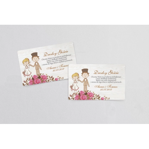 Naklejki na ciasto weselne Naturalna Miłość Motyw 16