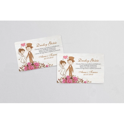 Naklejki na ciasto weselne Naturalna Miłość Motyw 18