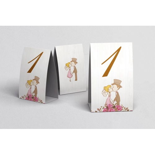 Numerki na stół Naturalna Miłość Motyw 1