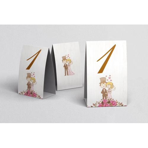 Numerki na stół Naturalna Miłość Motyw 6