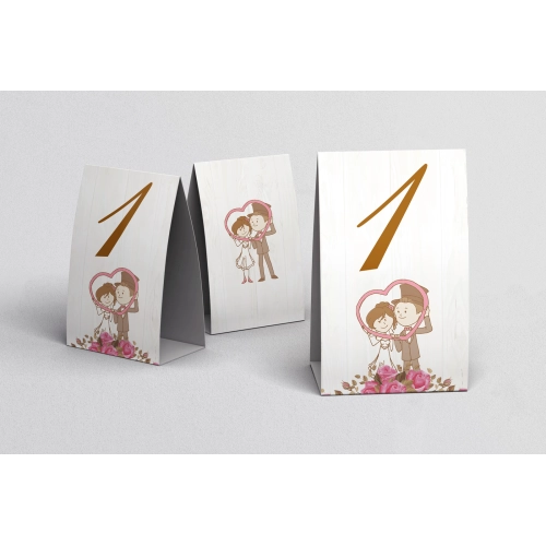 Numerki na stół Naturalna Miłość Motyw 9